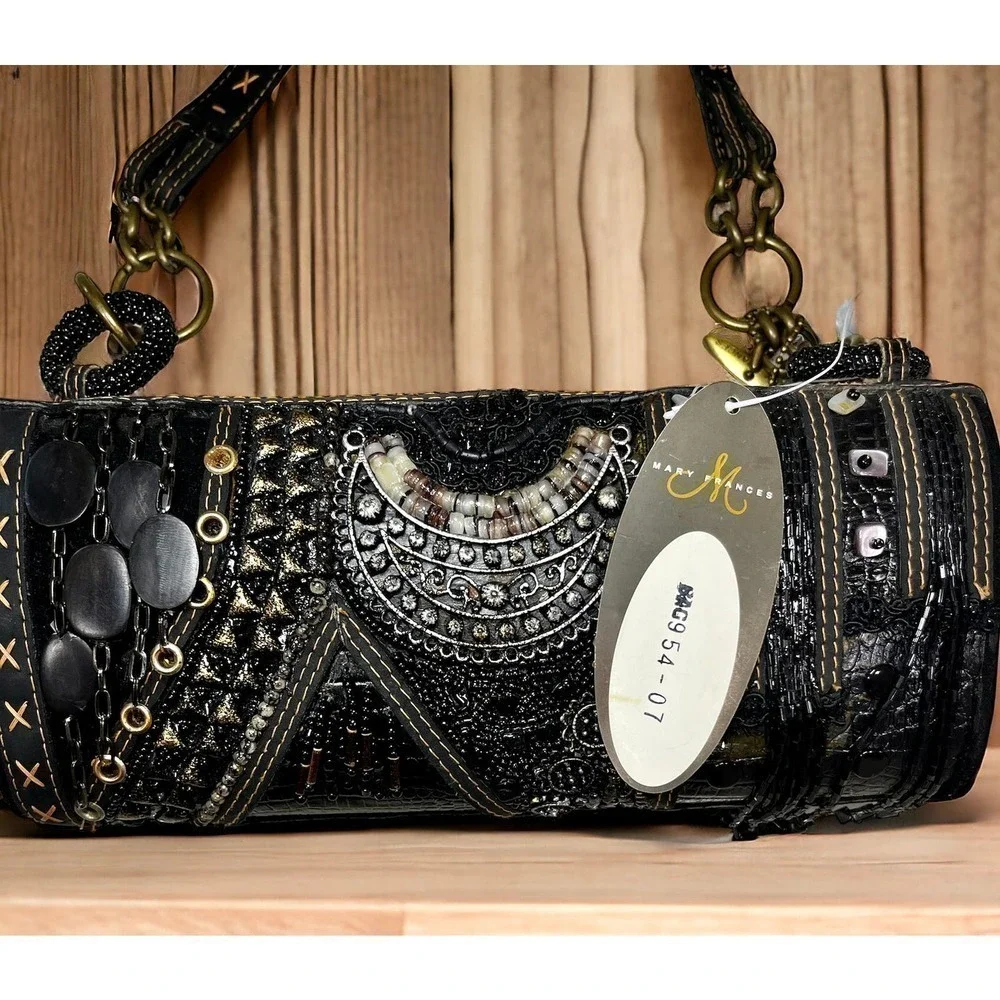 New With Tags Vintage Mary Frances 954-07 “Bastille” Bag